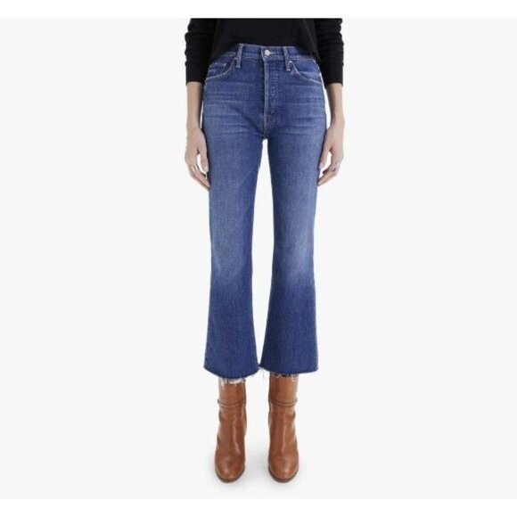 Mother The Tripper Ankle Fray Jeans in Nature Touch Base Size 27 - Picture 1 of 12